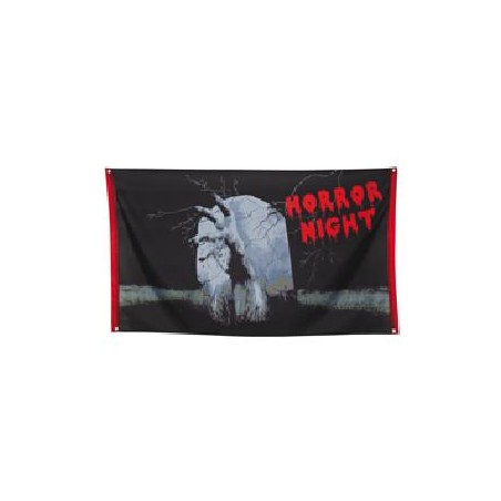 -BANDERA NOCHE HORROR  1.50*90 CM