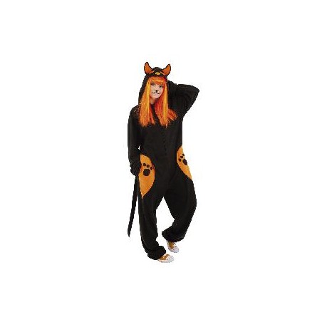 -DISFRAZ KIGU BLACK CAT UNISEX 5-7 AÑOS