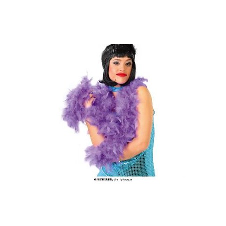 -BOA PLUMA LILA 180CM