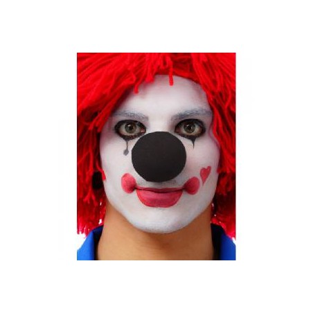 -NARIZ PAYASO ESPUMA NEGRA