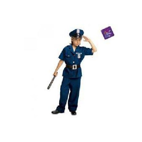-DISFRAZ POLICIA NIÑO URBANO 7-9