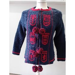 MENDIGOIZALE AZUL CON ESCUDOS T-XL