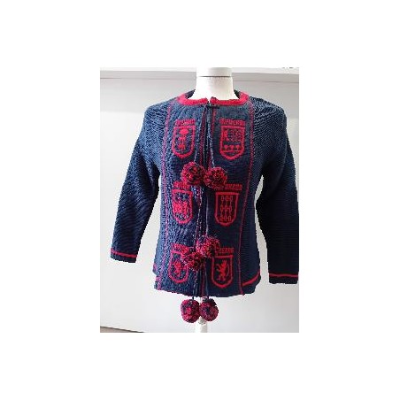 MENDIGOIZALE AZUL CON ESCUDOS T-XL