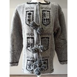 MENDIGOIZALE GRIS CON ESCUDOS T-L