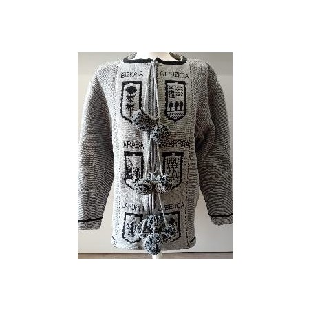 MENDIGOIZALE GRIS CON ESCUDOS T-L