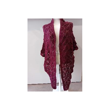 TOQUILLA PICO CONCHA GRANATE CALADA