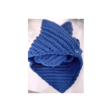 TOQUILLA CORTA NIÑA AZUL T-6