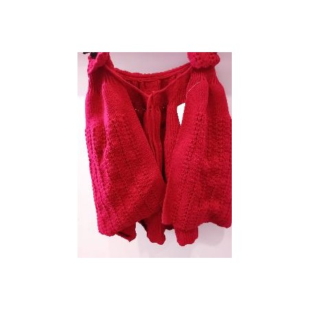 TOQUILLA CORTA NIÑA ROJA T-M