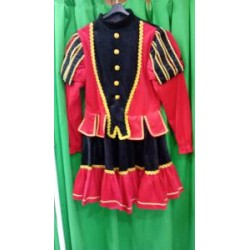 -DISFRAZ PAJE CHICA ROJO M