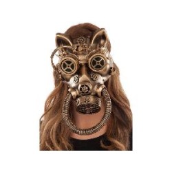 -MASCARA STEAMPUNK GATO