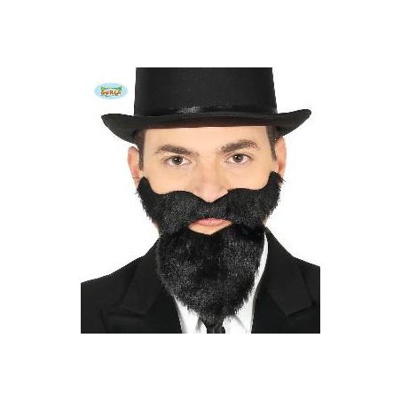 -BARBA Y BIGOTE NEGRO