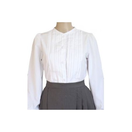 CAMISA NIÑA LORZAS CON PUNTILLAS T-02