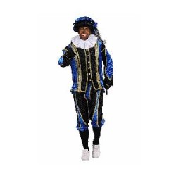 -DISFRAZ PIET AZUL CON CAPA L