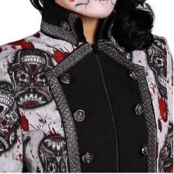 -CHAQUETA MUJER  CALAVERAS M