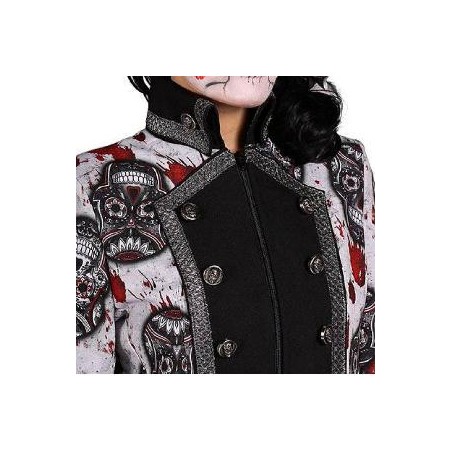 -CHAQUETA MUJER  CALAVERAS M
