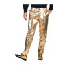 -PANTALON CABALLERO METALIZADO DORADO 46