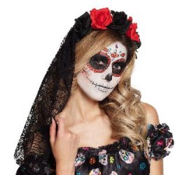 -DIADEMA CATRINA LAS ROSAS