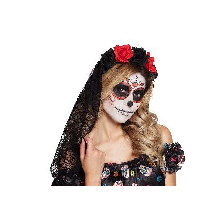 -DIADEMA CATRINA LAS ROSAS