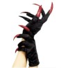 -GUANTES CON UÑAS ROJAS