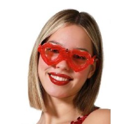 -GAFAS CORAZONES LUZ ROJO