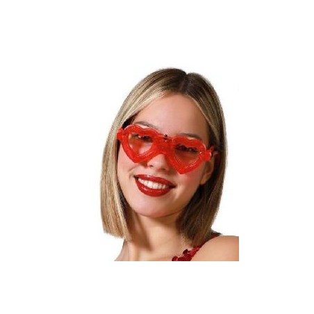 -GAFAS CORAZONES LUZ ROJO
