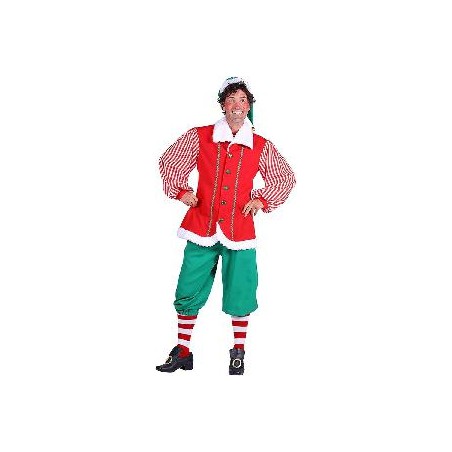 -DISFRAZ ELFO NAVIDAD XL
