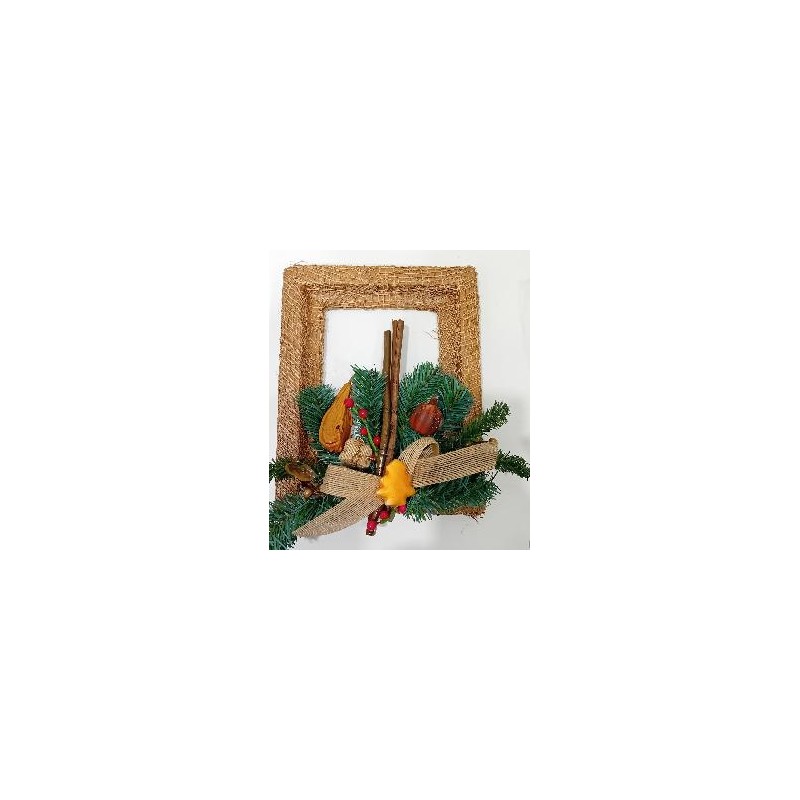 -CORONA DE NAVIDAD DE FRUTAS