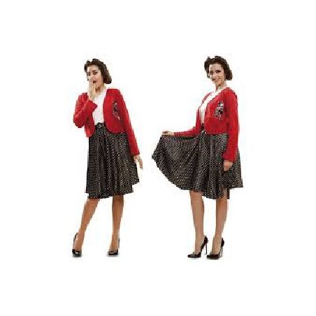 -DISFRAZ ESTUDIANTE  AÑOS 70 MUJER M-L