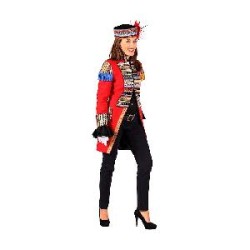 -CHAQUETA MUJER CAOS ROJA M