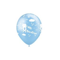 -GLOBO "MI BAUTIZO" AZUL 90 CM