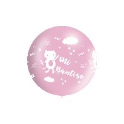 -GLOBO "MI BAUTIZO" ROSA 276 CM