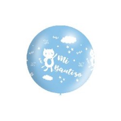 -GLOBO "MI BAUTIZO" AZUL 276 CM