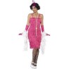 -DISFRAZ  CHARLESTON FUCSIA Xl