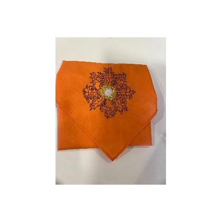 -PAÑUELO REGIONAL NARANJA EGUZKILORE