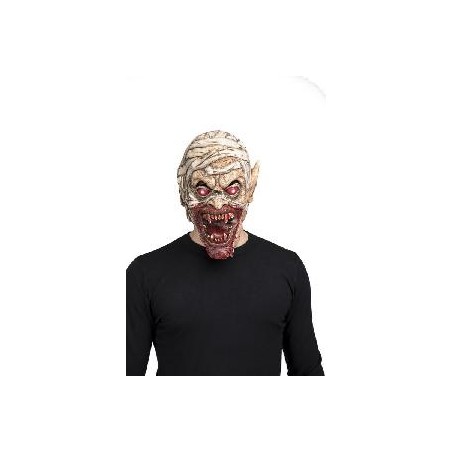 -MASCARAS FULL MUMMY LATEX MASK ONE SIZE