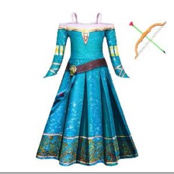 -DISFRAZ PRINCESA MERIDA BRAVE 7-9