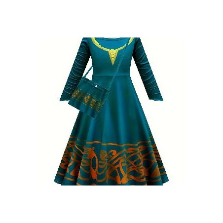 -DISFRAZ PRINCESA MERIDA BRAVE 12-14