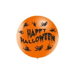 -1 GLOBO NARANJA HAPPY HALLOWEEN 4C