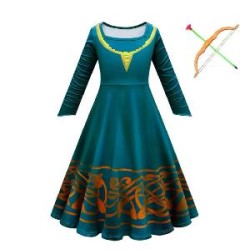 -DISFRAZ PRINCESA MERIDA BRAVE 12-14