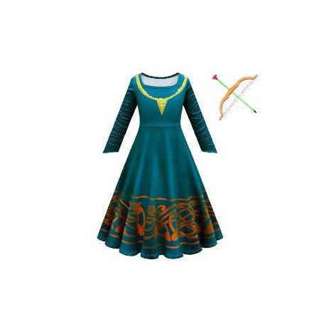 -DISFRAZ PRINCESA MERIDA BRAVE 12-14