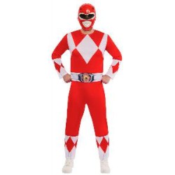 -DISFRAZ POWER RANGERS ROJO L