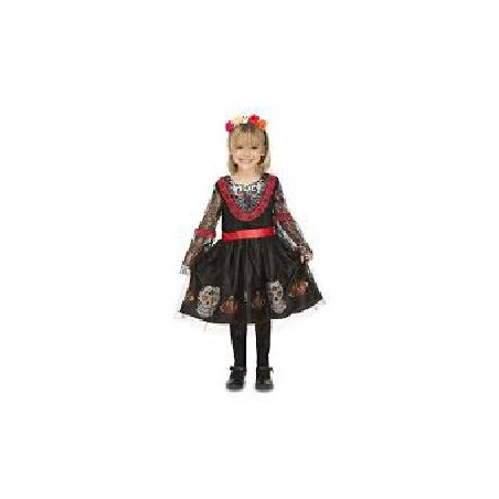 -DISFRAZ SEÑORITA CATRINA 7-9 AÑOS