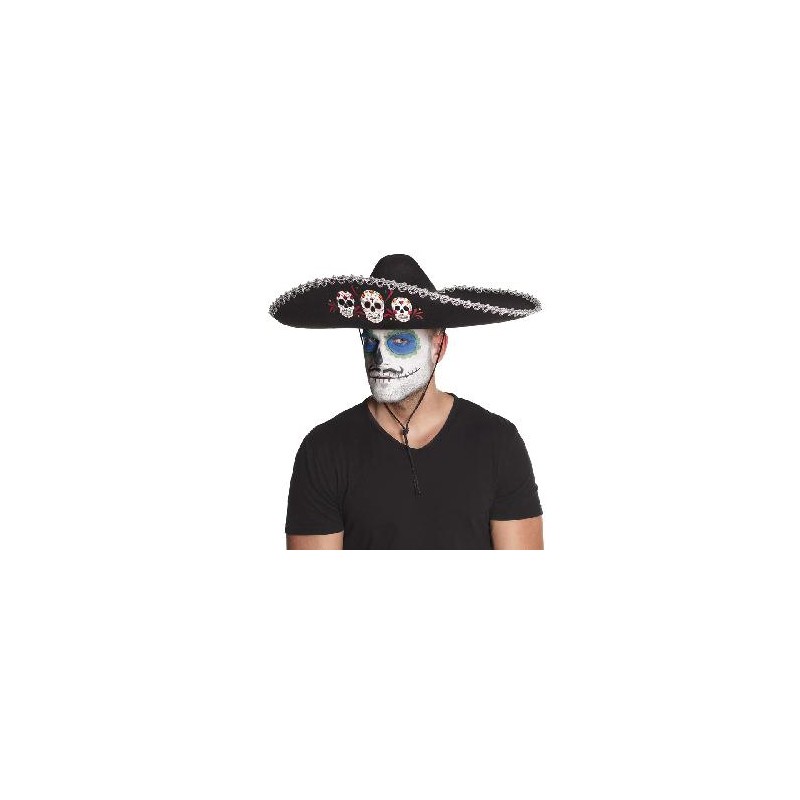 -SOMBRERO MEXICANO CALAVERAS 56 CM