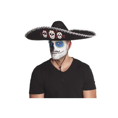 -SOMBRERO MEXICANO CALAVERAS 56 CM
