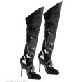 -CUBREBOTAS NEGRO DE VINILO