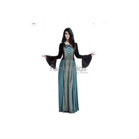 -DISFRAZ BRUJA MEDIEVAL S