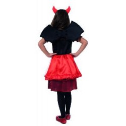 -DISFRAZ DIABLESA CON ALAS 3-4 AÑOS