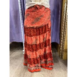 FALDA FLAMENCA PAREO CON VOLANTES