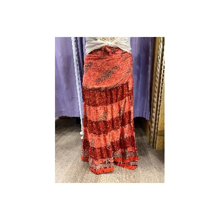 FALDA FLAMENCA PAREO CON VOLANTES
