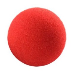 -NARIZ PAYASO ESPUMA ROJA